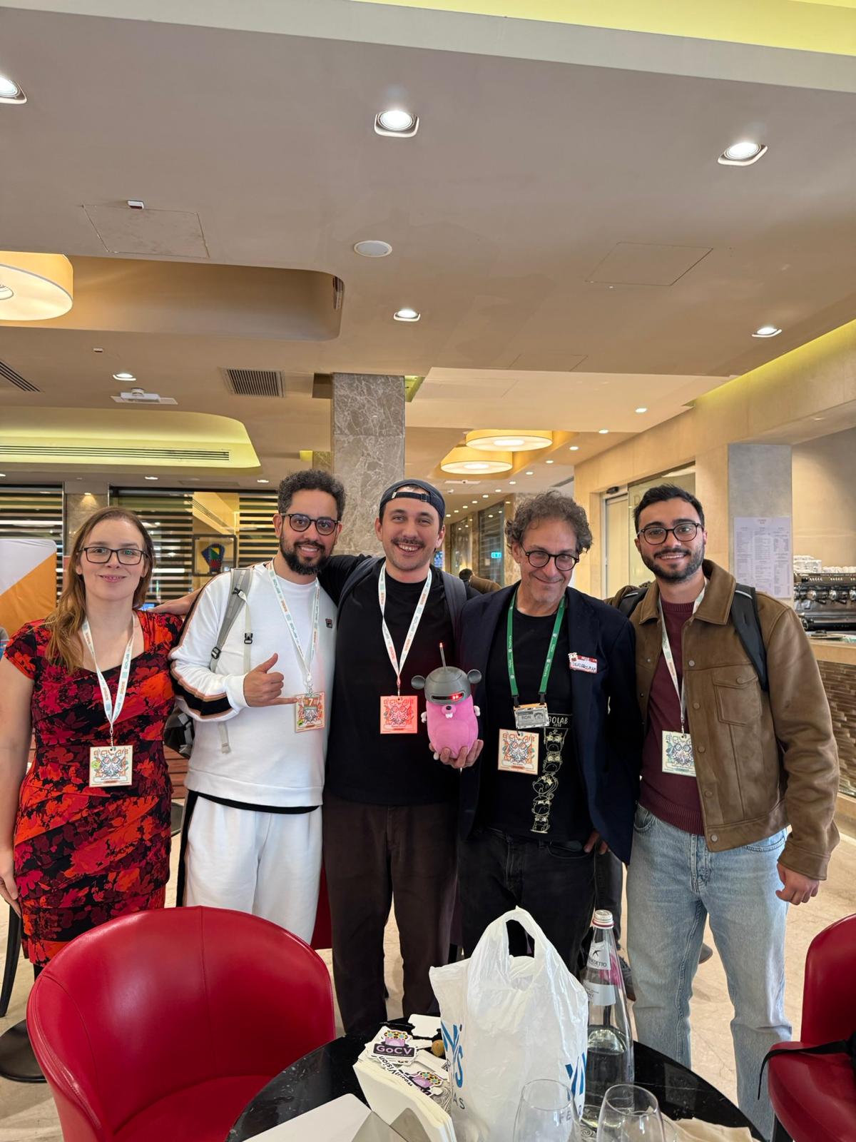 Meeting fellow Gophers at Golab in Florence Meeting fellow Gophers at Golab in Florence