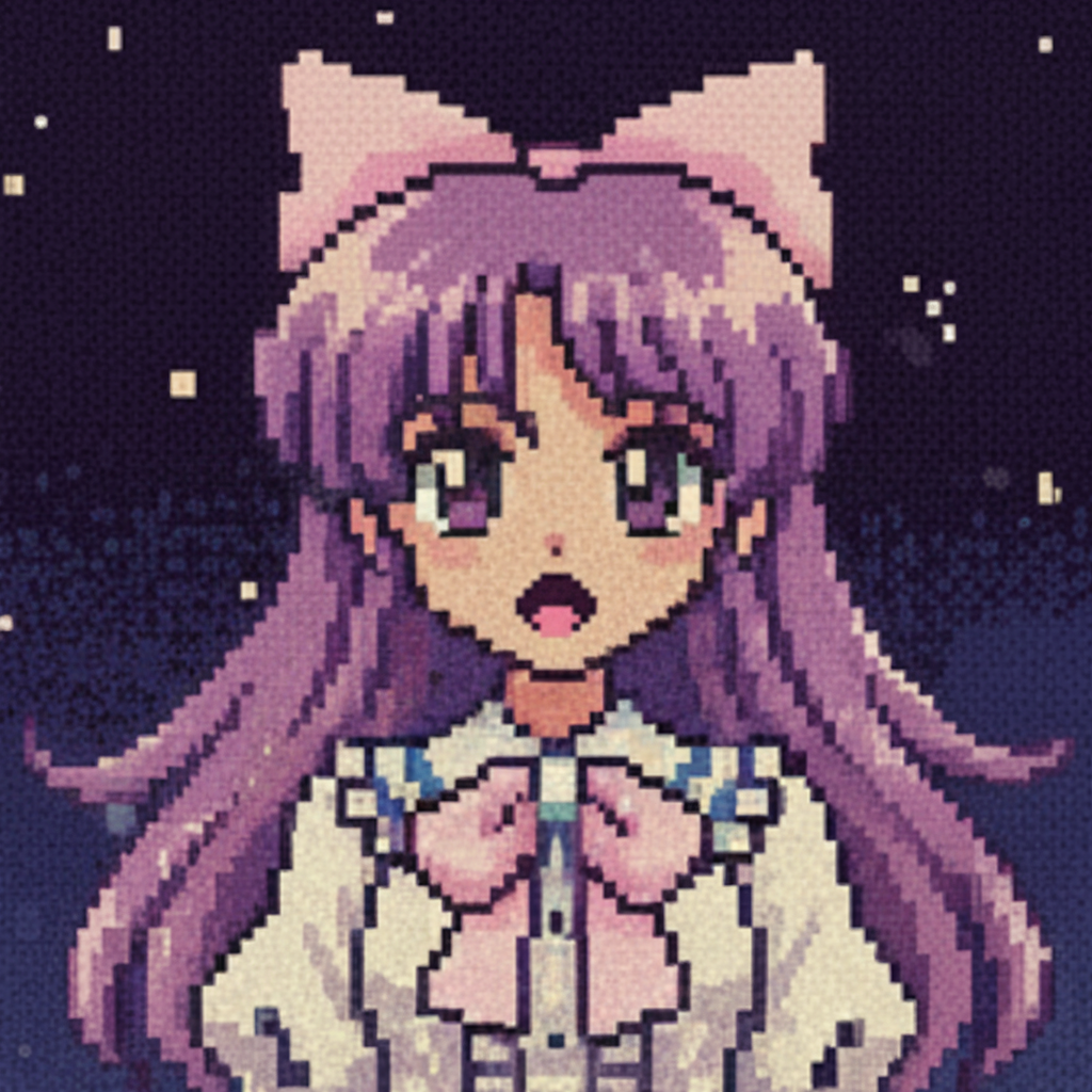 Second frame of the AIDA avatar with an open mouth, for the talking animation.