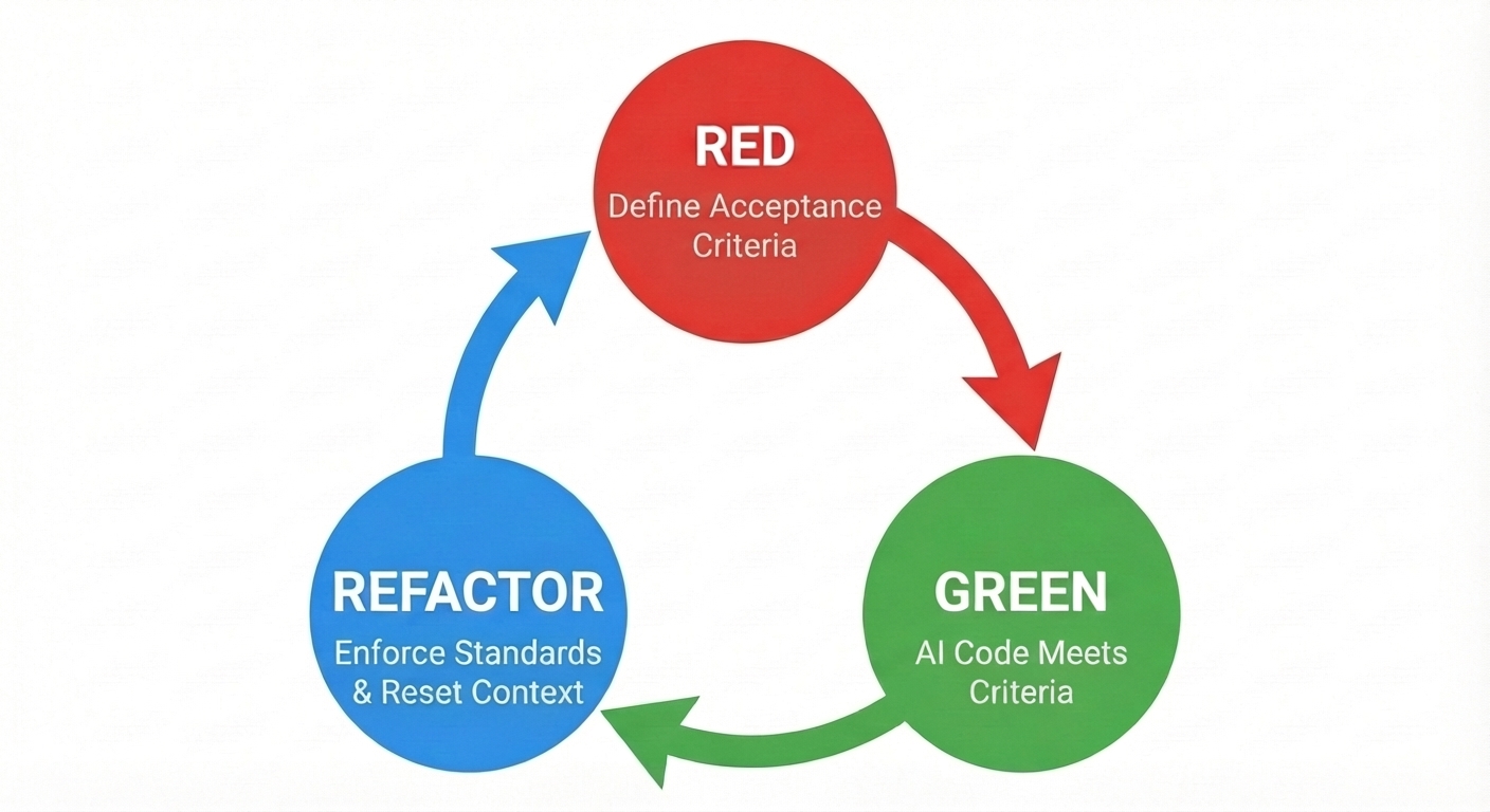 The Adapted Vibe Coding Loop Vibe Coding Cycle