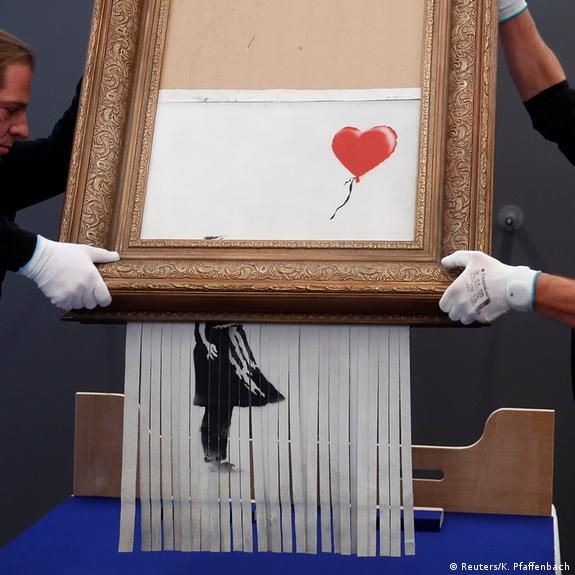 Love is in the Bin by Banksy