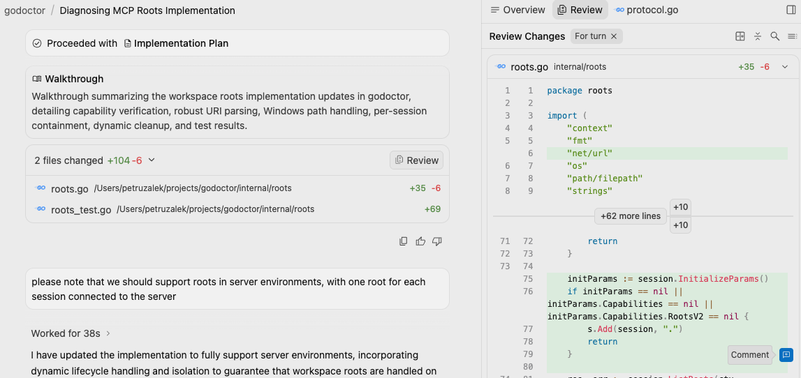 File view in agy 2.0